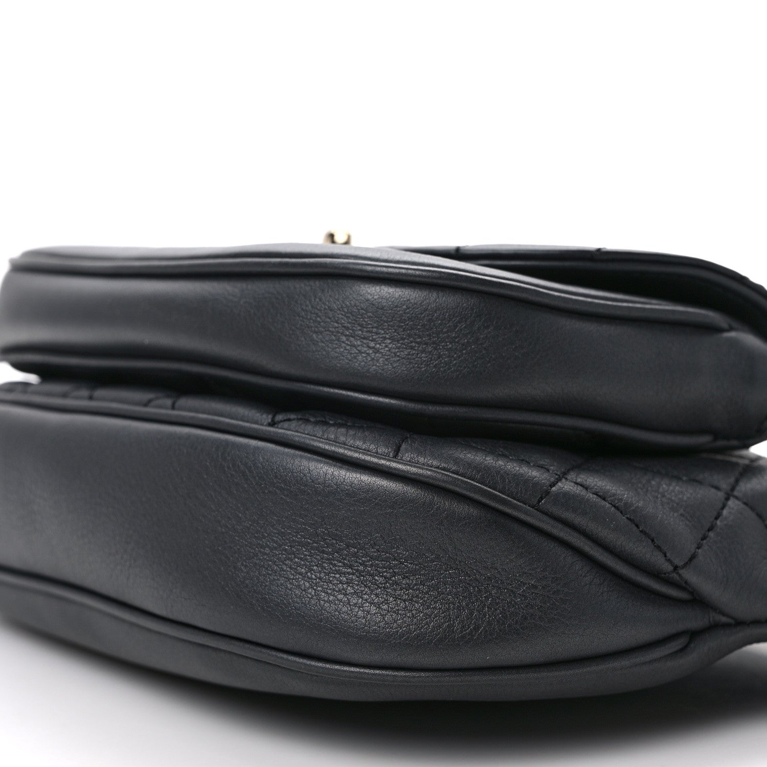 Chanel Calfskin Quilted Waist Bag Black 11 of 13
