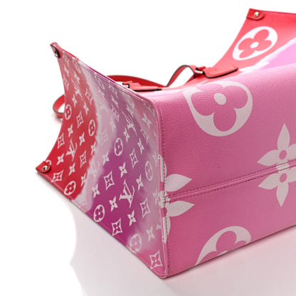 Louis Vuitton Monogram Escale Onthego GM Rouge 7 of 9