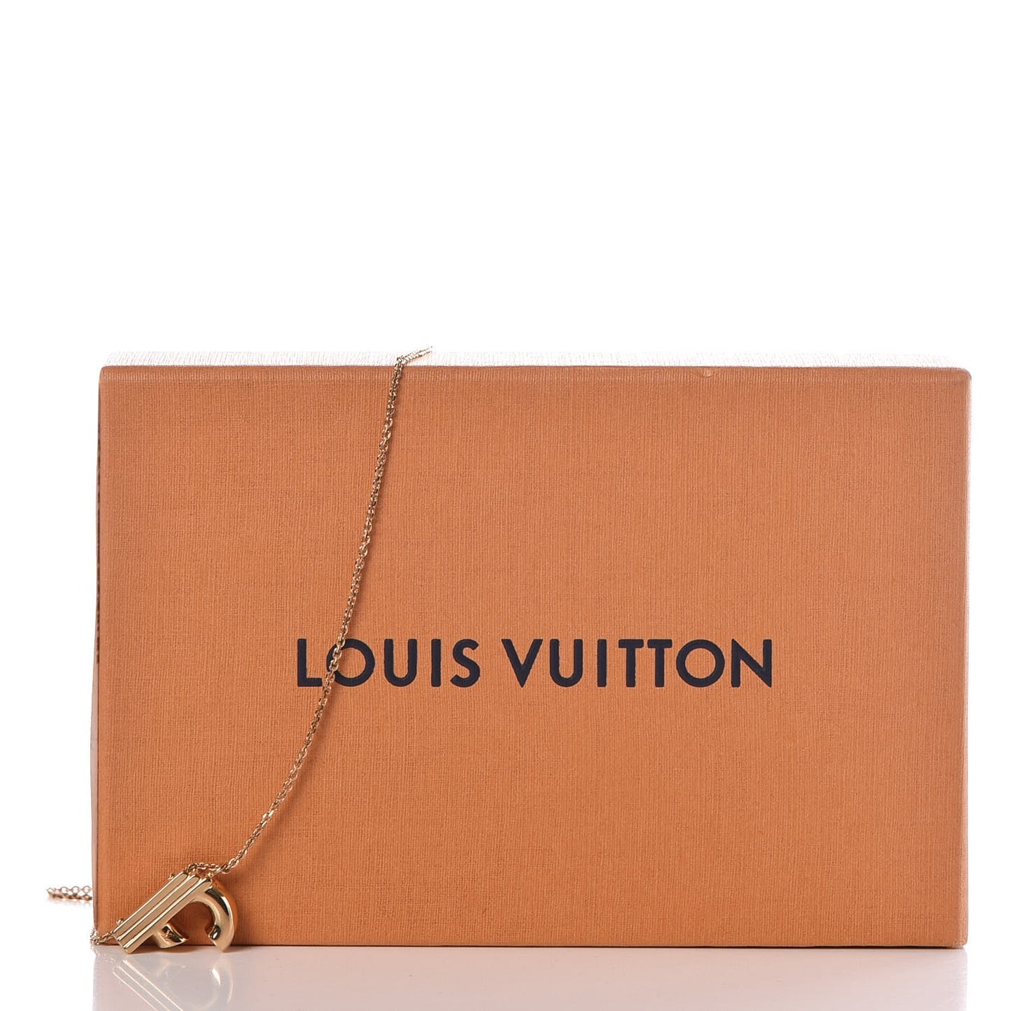 LV And Me Letter F Necklace Gold