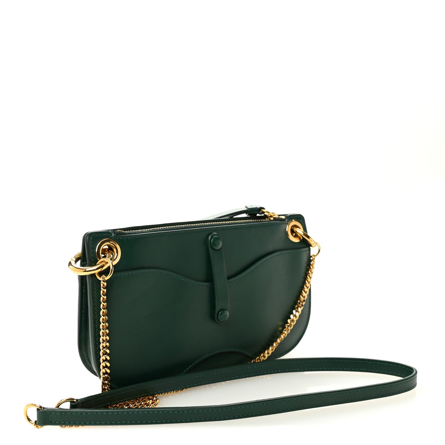 Chloe Calfskin Paraty Mini Crossbody Bag Sweet Beige Green 3 of 9