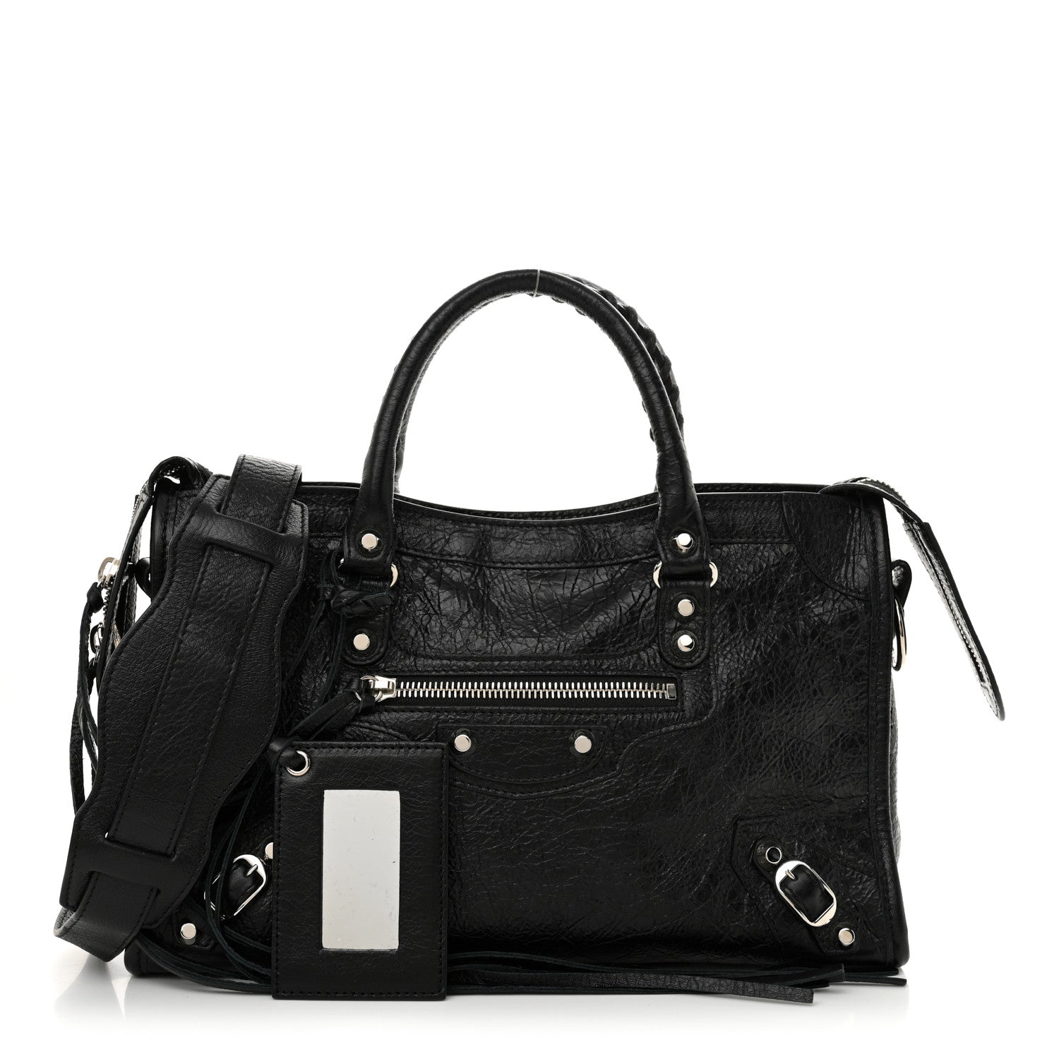 Balenciaga Agneau Classic Silver Hardware S City Black 3 of 11