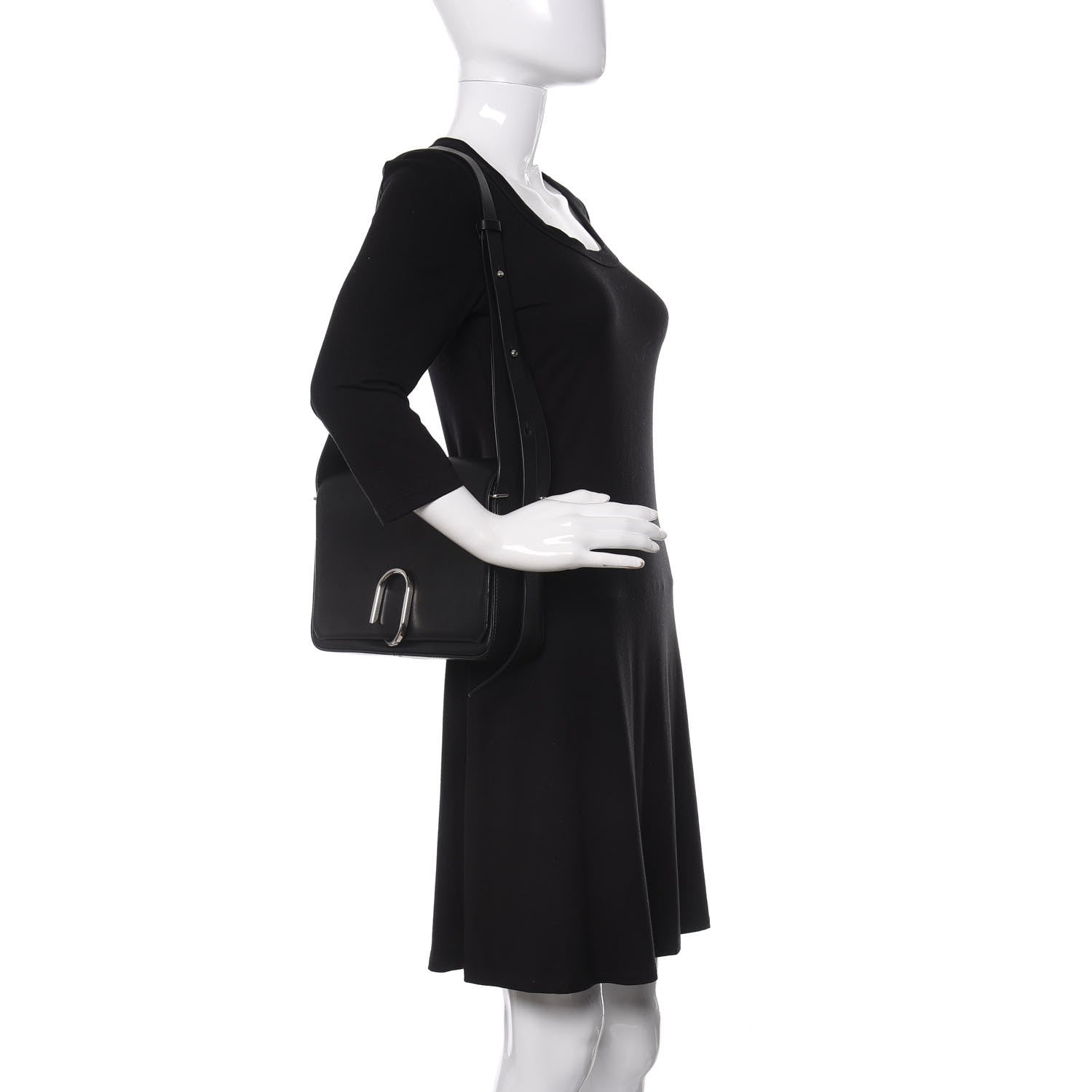 3.1 Phillip Lim Calfskin Alix Flap Shoulder Bag Black 2 of 9