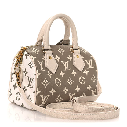 Louis Vuitton Empreinte Monogram Spring in the City Speedy Bandouliere 20 Kaki Beige Cream 4 of 12