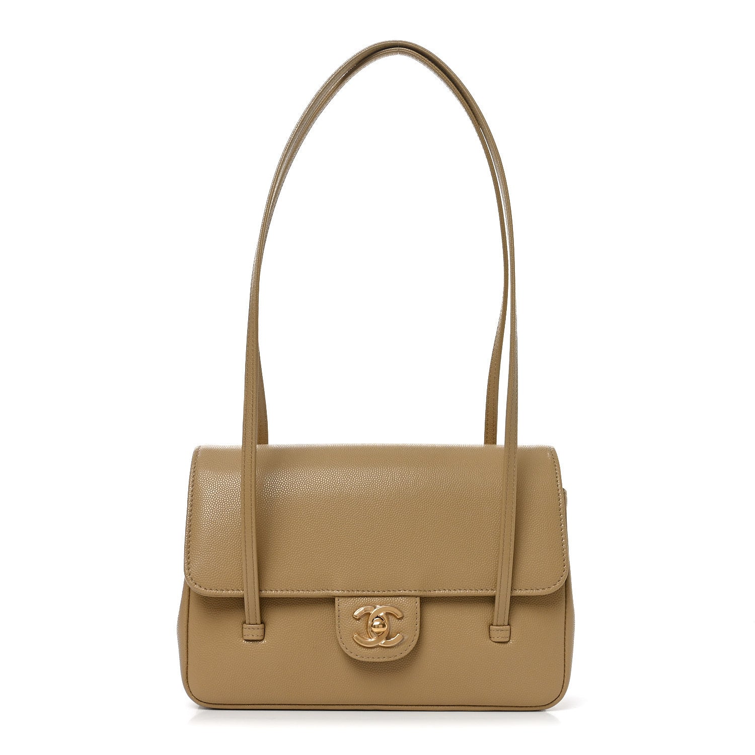 Chanel Shiny Caviar Preppy Coco Small Flap Beige 1 of 11