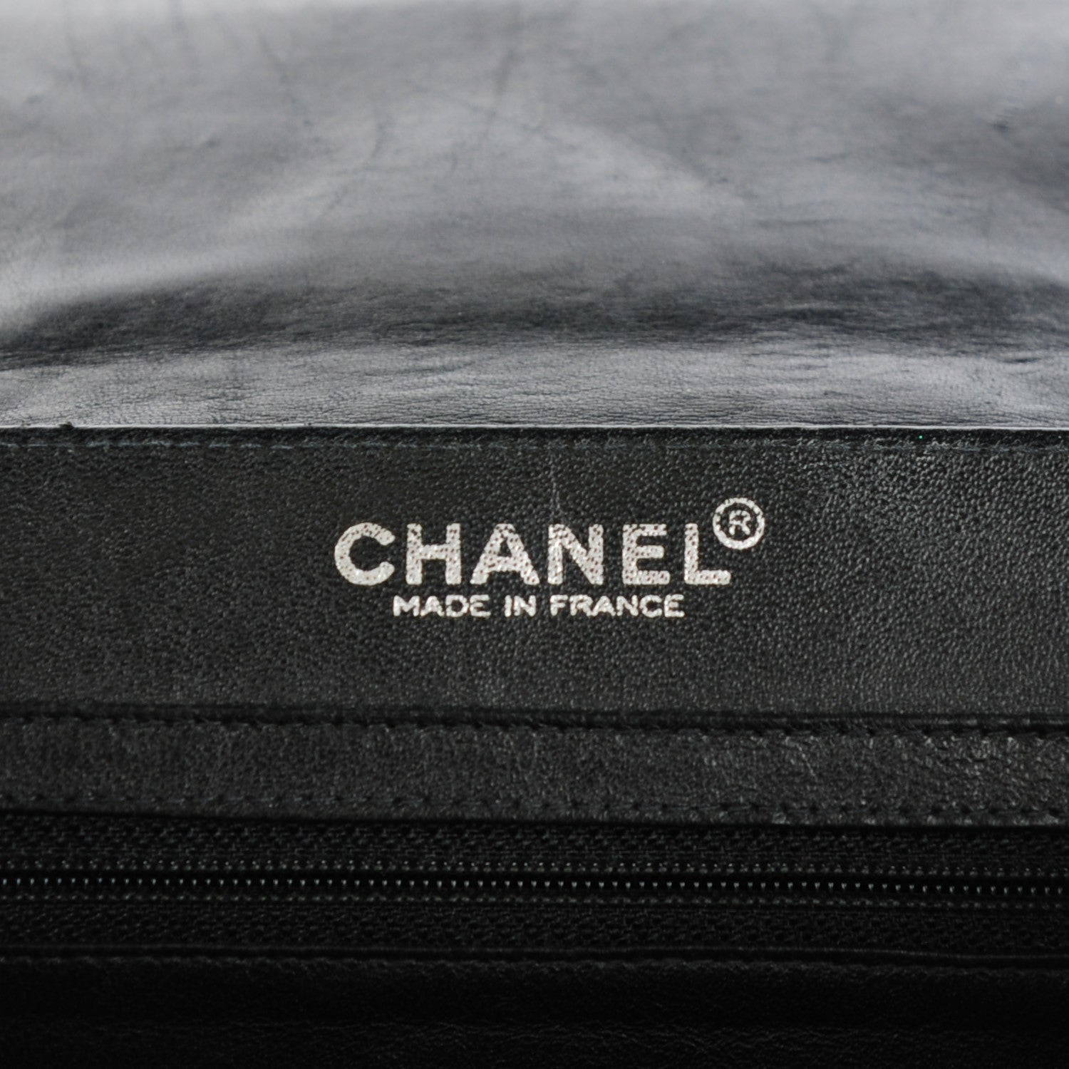Chanel Lambskin Patent Chocolate Bar Accordion Flap Black Beige 6 of 7