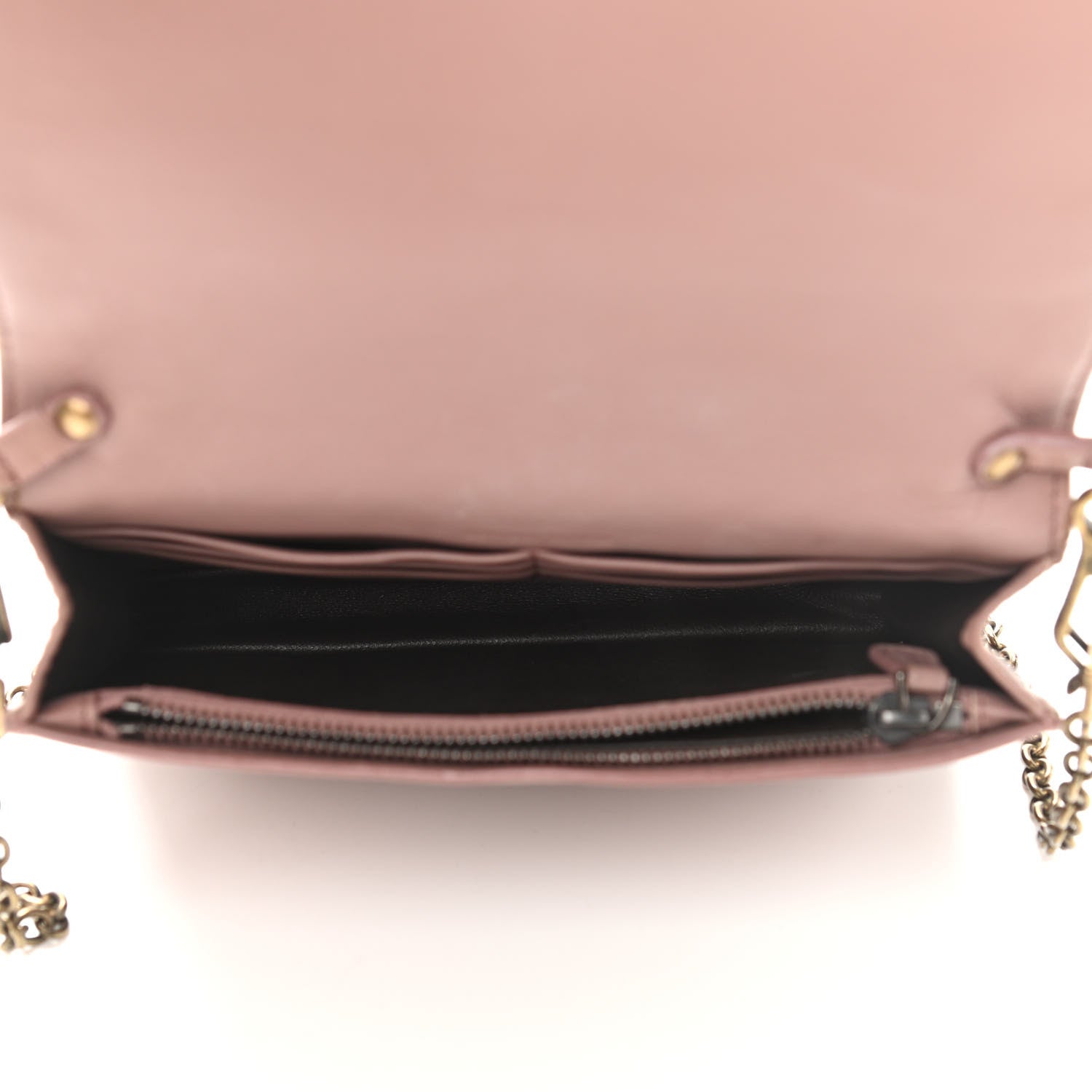 Bottega Veneta Nappa Intrecciato Chain Wallet Deco Rose 5 of 10
