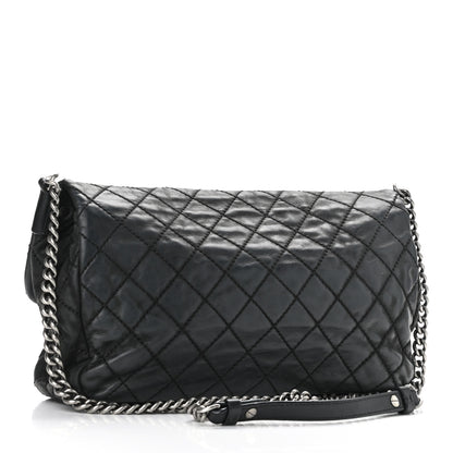 Chanel Iridescent Calfskin Large Coco Daily Flap Black 2 of 10