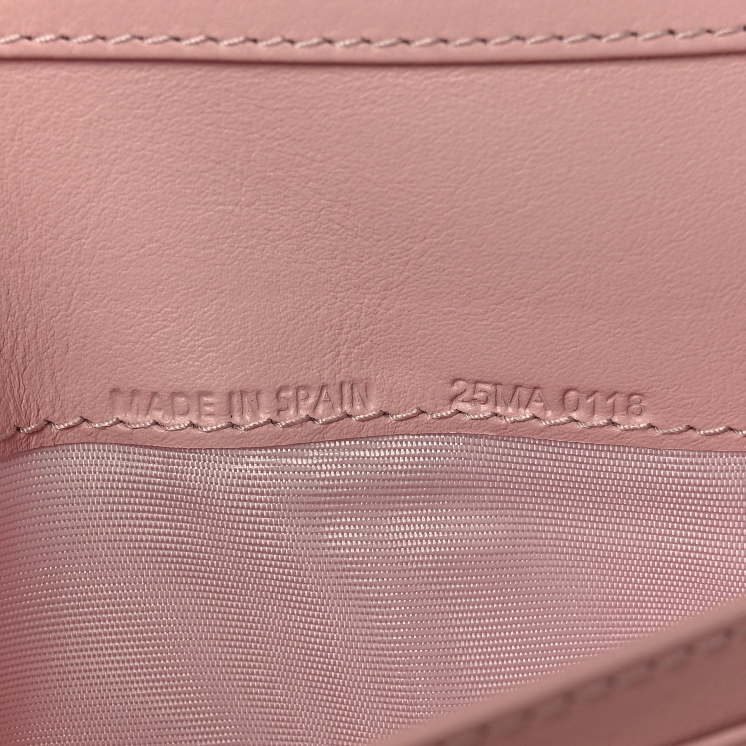 Christian Dior Patent Cannage Lady Dior Rendezvous Wallet On Chain Pink 7 of 9