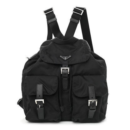 Prada Re-Nylon Saffiano Medium Backpack Black 3 of 15