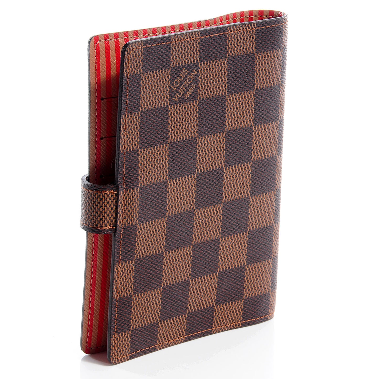 Damier Ebene Trunks and Locks Small Ring Agenda Cover