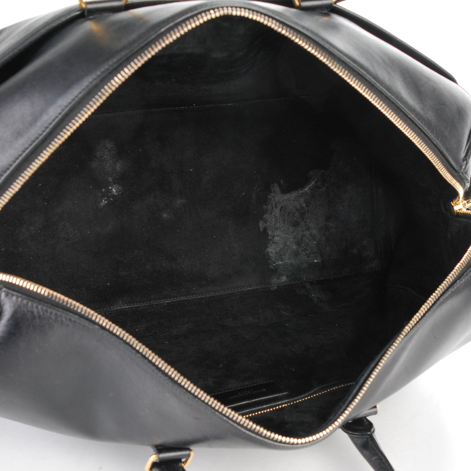 Saint Laurent Calfskin Classic Duffle 12 Black 5 of 11