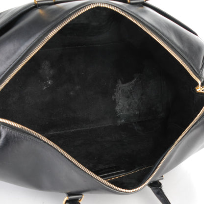 Saint Laurent Calfskin Classic Duffle 12 Black 5 of 11