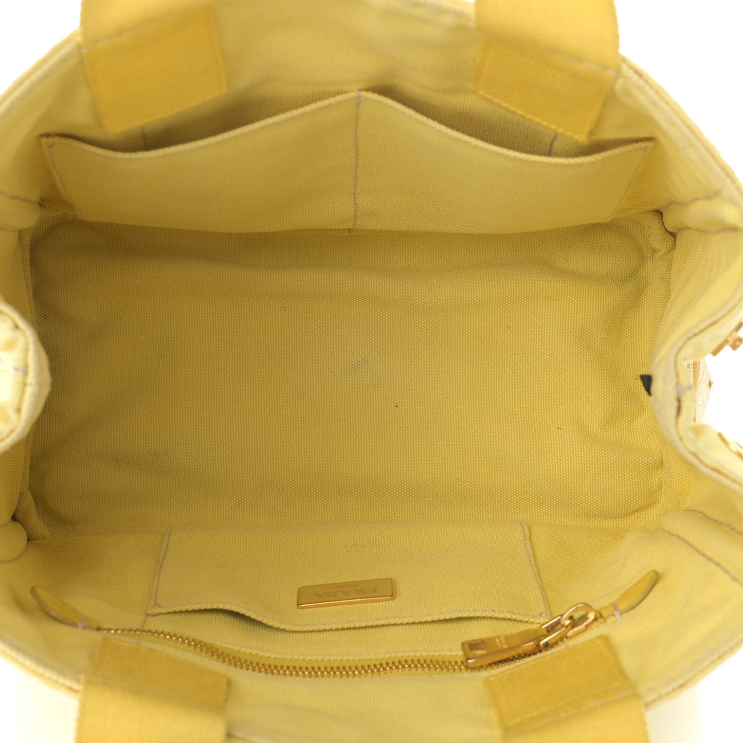 Canvas Canapa Small Logo Tote Yellow