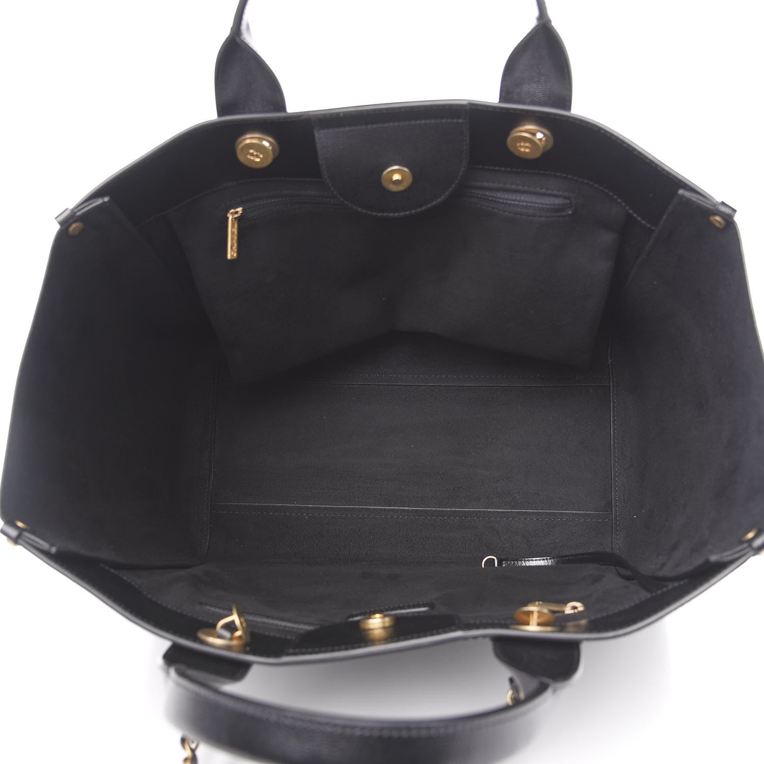 Chanel Caviar Medium Studded Deauville Tote Black 4 of 12