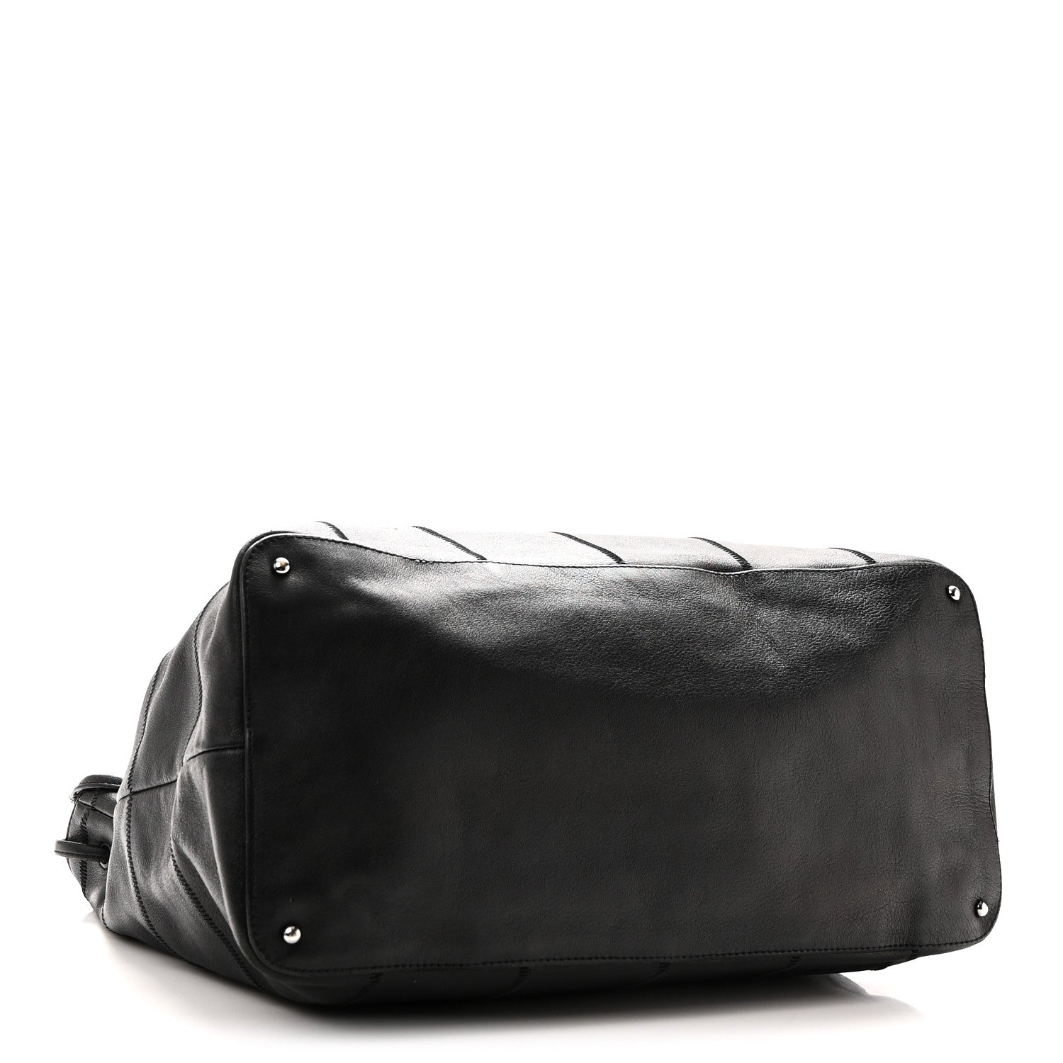 Chanel Calfskin Square Stitched Tassel Bag Black 4 of 10