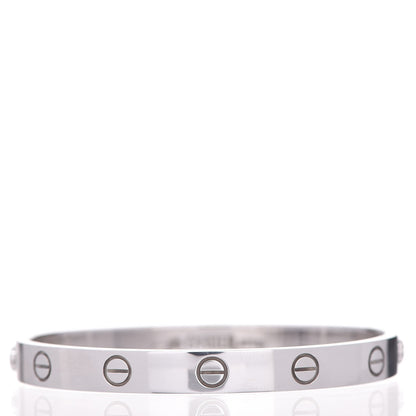 Cartier 18K White Gold LOVE Bracelet 16 3 of 7