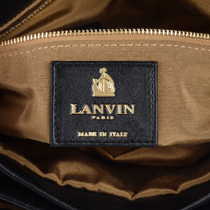 Lanvin Lambskin Quilted Medium Sugar Flap Shoulder Bag Black 5 of 7