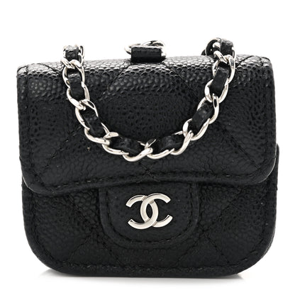 Chanel Caviar Quilted Airpods Pro Case Black 1 of 8