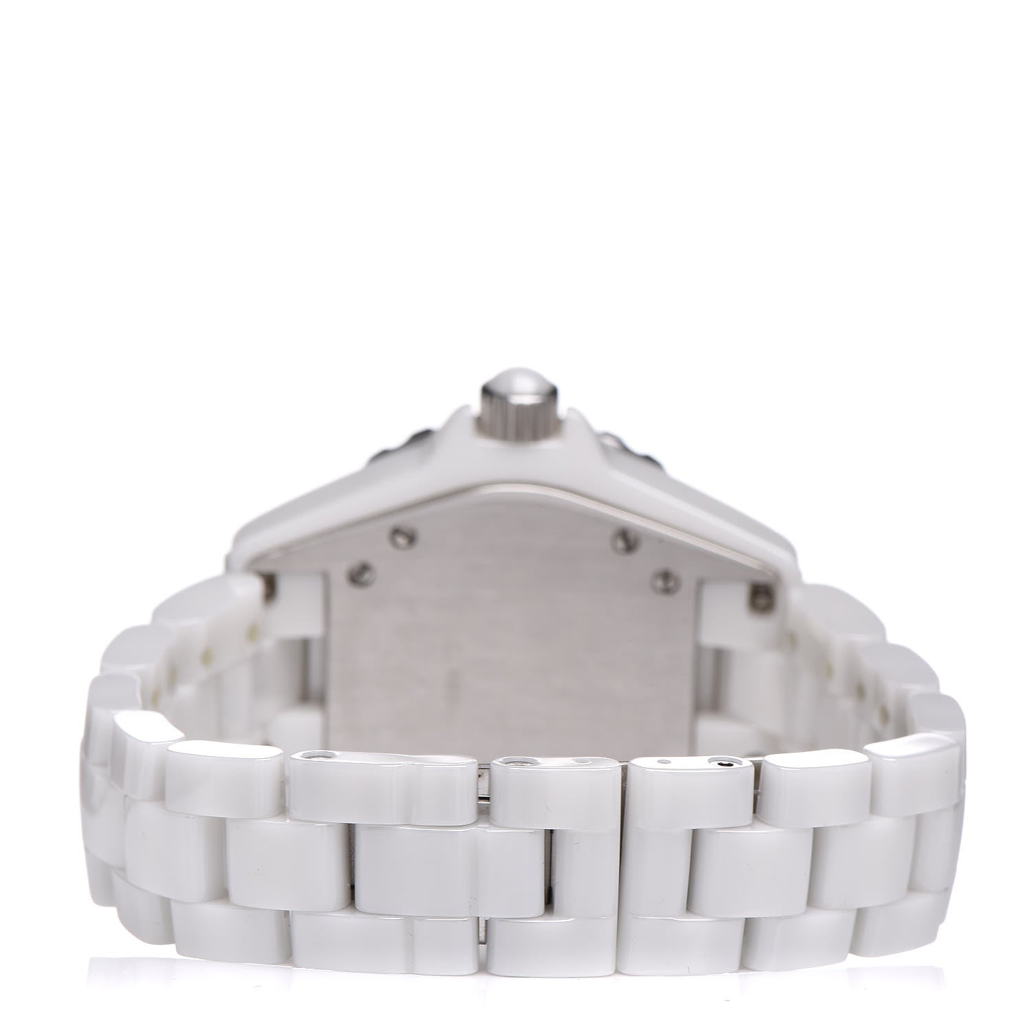 Chanel Stainless Steel Ceramic 33mm J12 Quartz Watch White 4 of 6