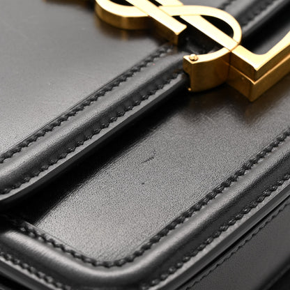 Saint Laurent Smooth Calfskin Small Solferino Satchel Black 13 of 14