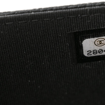 Chanel Caviar Quilted Vintage Mademoiselle Wallet On Chain WOC Black 8 of 14