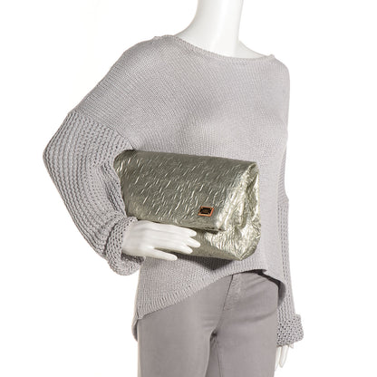 Louis Vuitton Jacquard Quilted Monogram Limelight Clutch GM Perle 2 of 7
