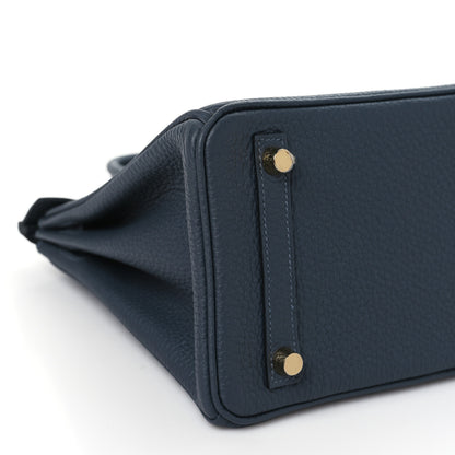 Hermes Togo Birkin 25 Gris Misty 9 of 11