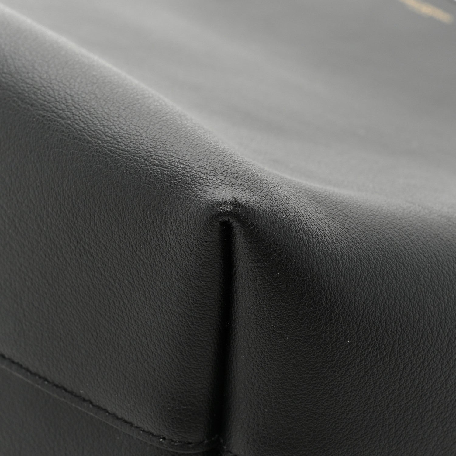 Saint Laurent Calfskin Large Shopping Tote Black 15 of 16