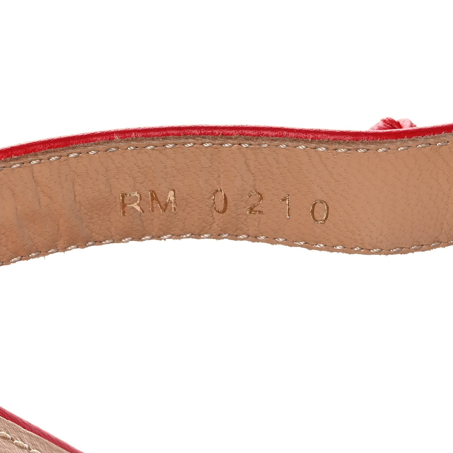 Givenchy Calfksin Elba Thong Sandals 38.5 Red 8 of 12