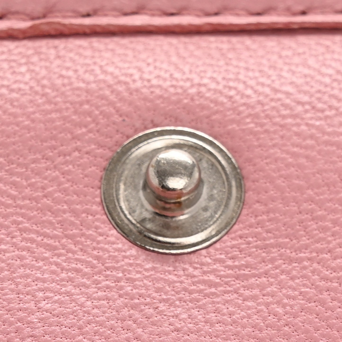 Nappa Intreccio Bi-Fold Compact Wallet Rosa