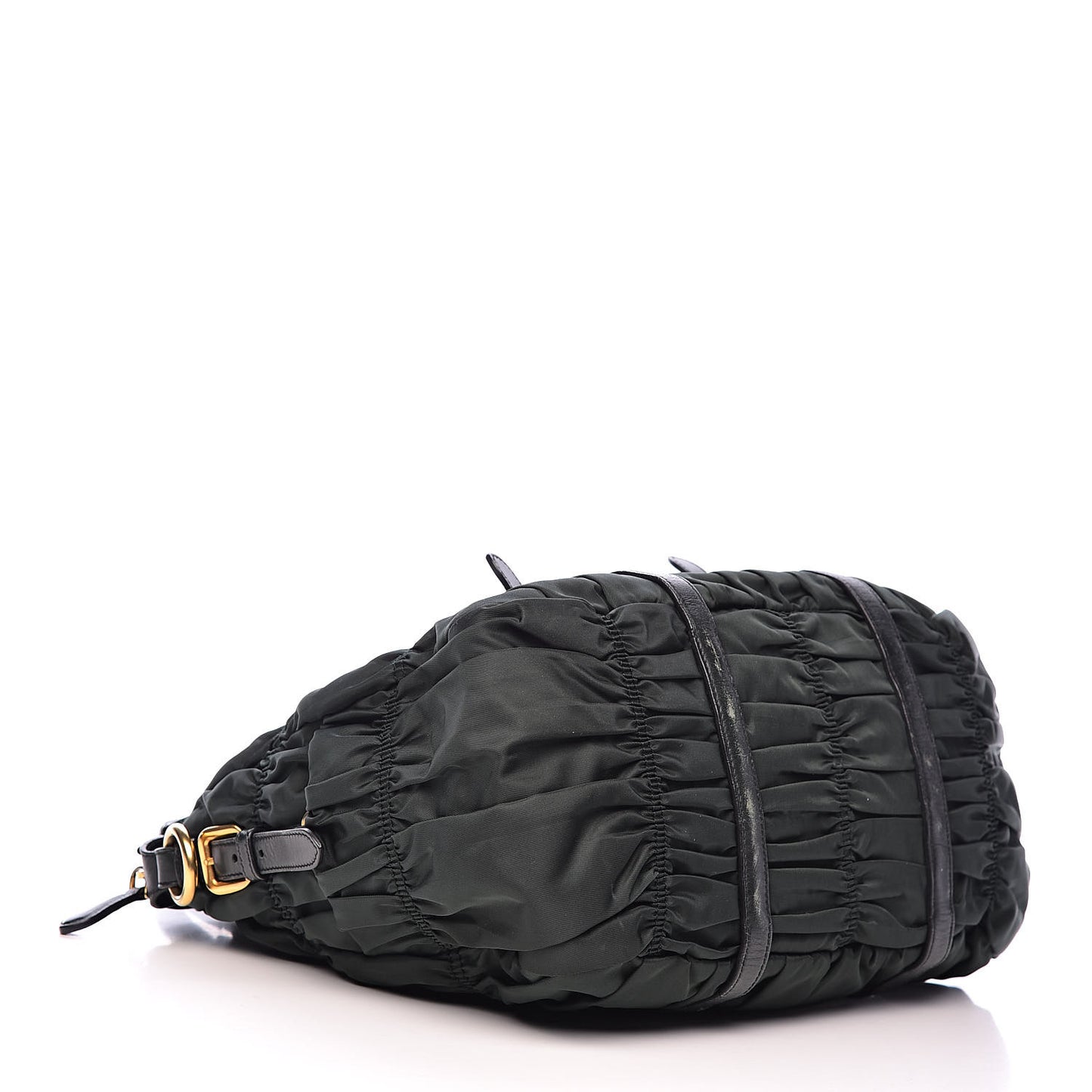 Tessuto Nylon Dressy Gaufre Tote Military Green