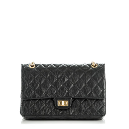Chanel Aged Calfskin Quilted 2.55 Reissue 226 Flap Black 1 of 7