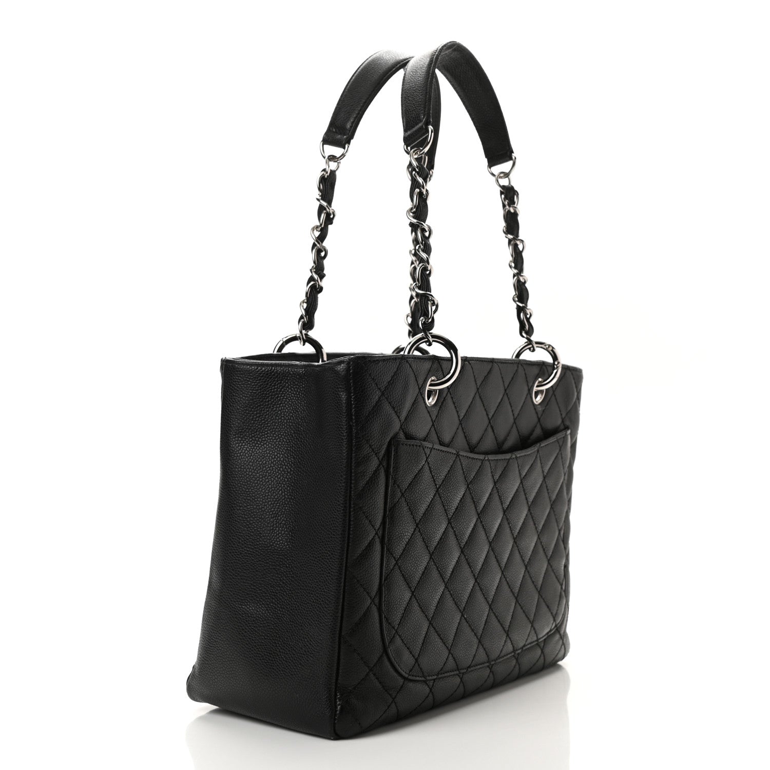 Chanel Caviar Quilted Grand Shopping Tote GST Black 2 of 9