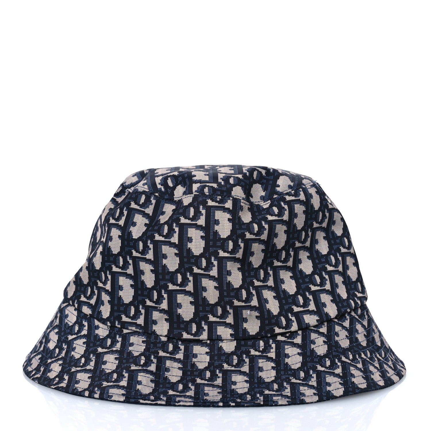 Christian Dior Oblique Reversible Teddy-D Brim Bucket Hat 59 Blue 10 of 13