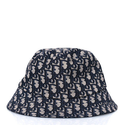 Christian Dior Oblique Reversible Teddy-D Brim Bucket Hat 59 Blue 10 of 13