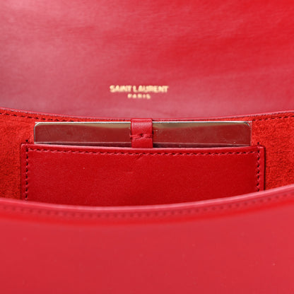 Saint Laurent Smooth Calfskin Zoe Chain Bag Eros Red 5 of 6