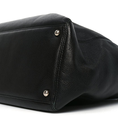 Chanel Calfskin Cerf Shopper Tote Black 10 of 10