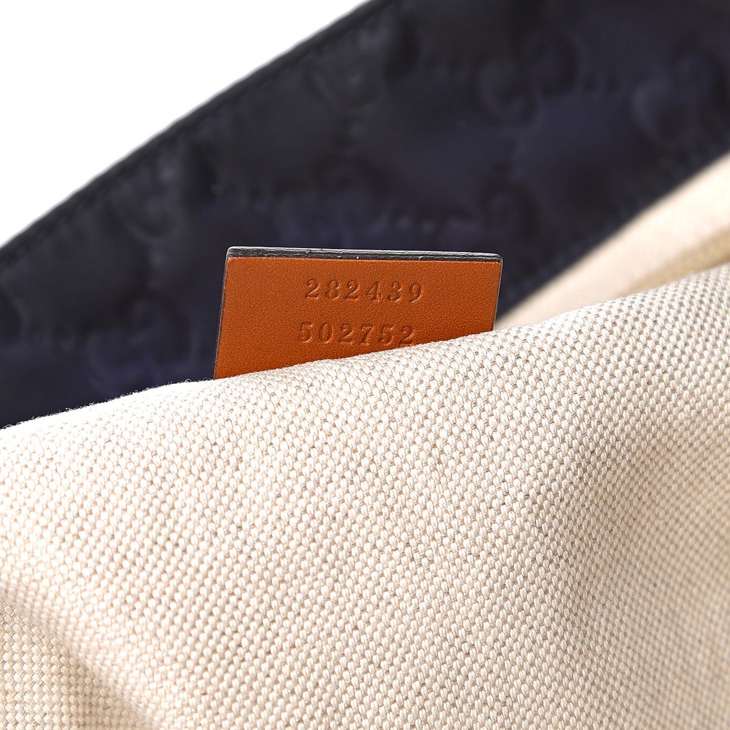 Nylon Monogram Medium Tote Navy