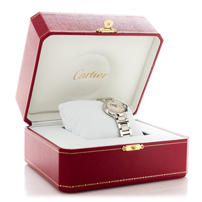 Cartier Stainless Steel Diamond 28mm Ballon Bleu De Cartier Quartz Watch 5 of 5