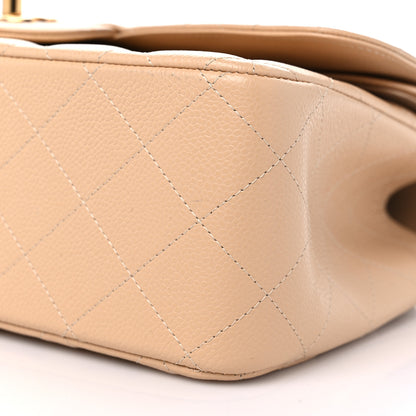 Chanel Caviar Quilted Jumbo Double Flap Beige 9 of 9