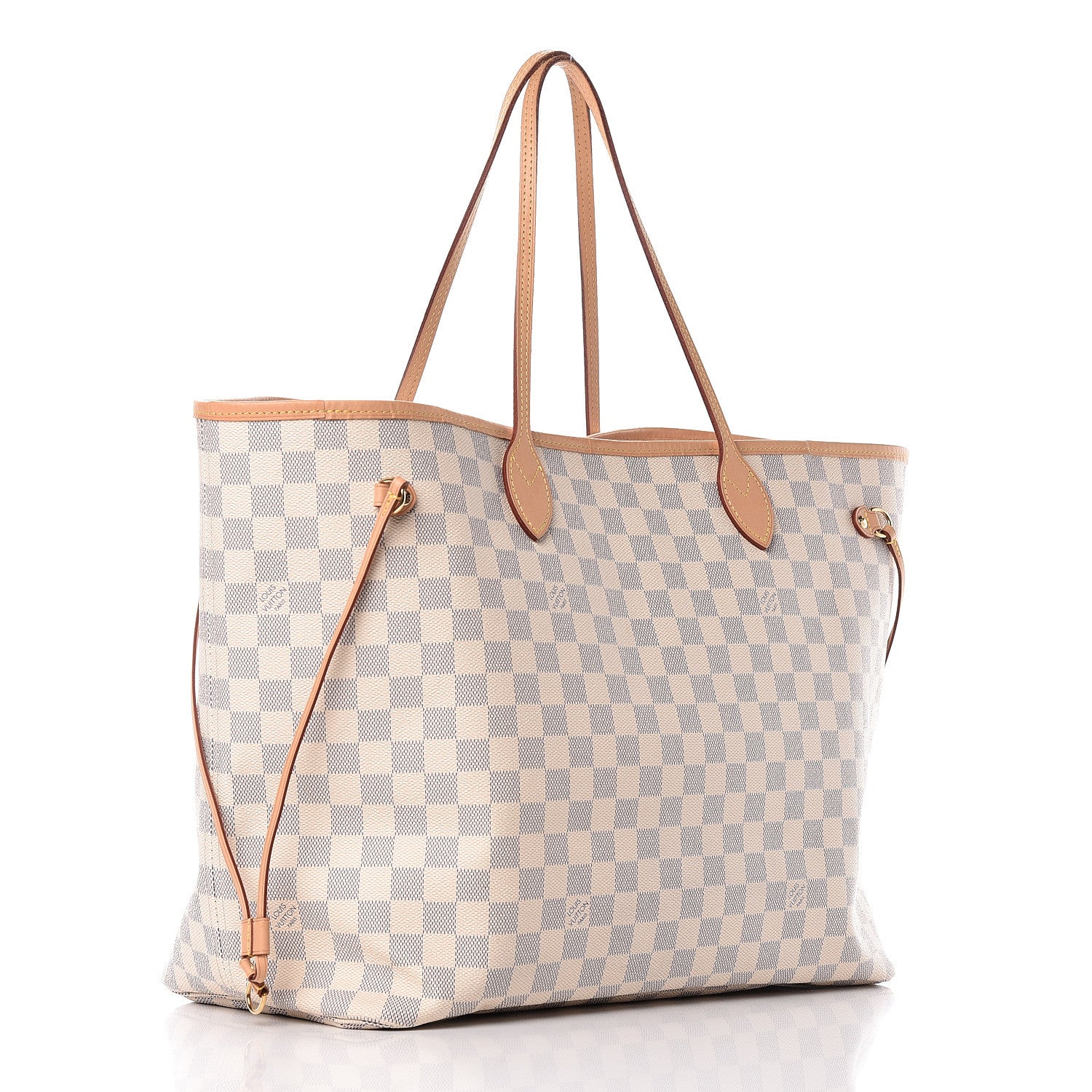 Louis Vuitton Damier Azur Neo Neverfull GM Rose Ballerine 3 of 11