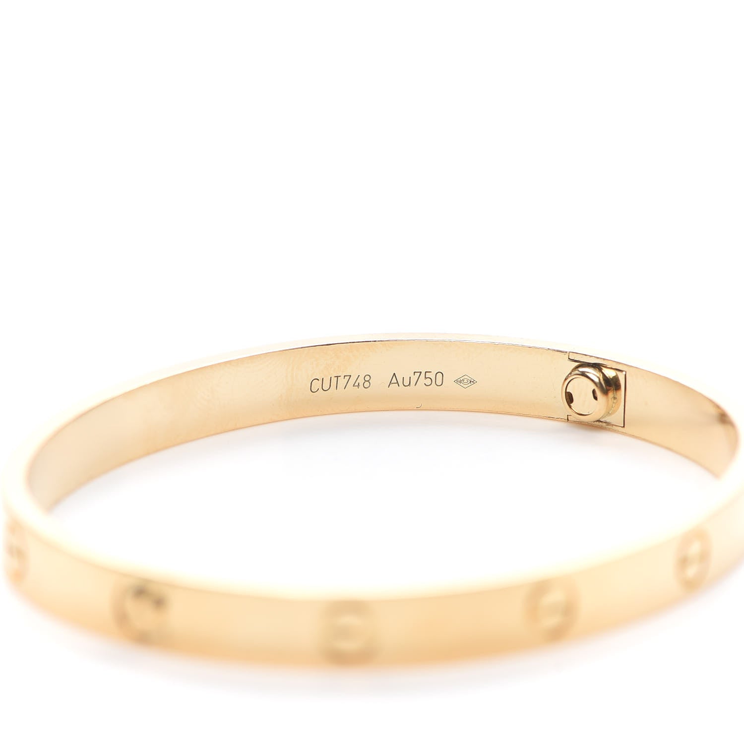 Cartier 18K Yellow Gold LOVE Bracelet 18 6 of 8