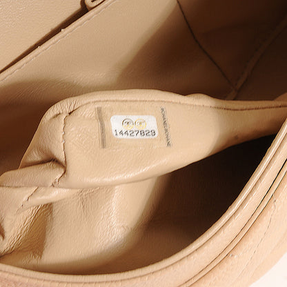 Chanel Caviar Quilted Medium Double Flap Beige 8 of 9