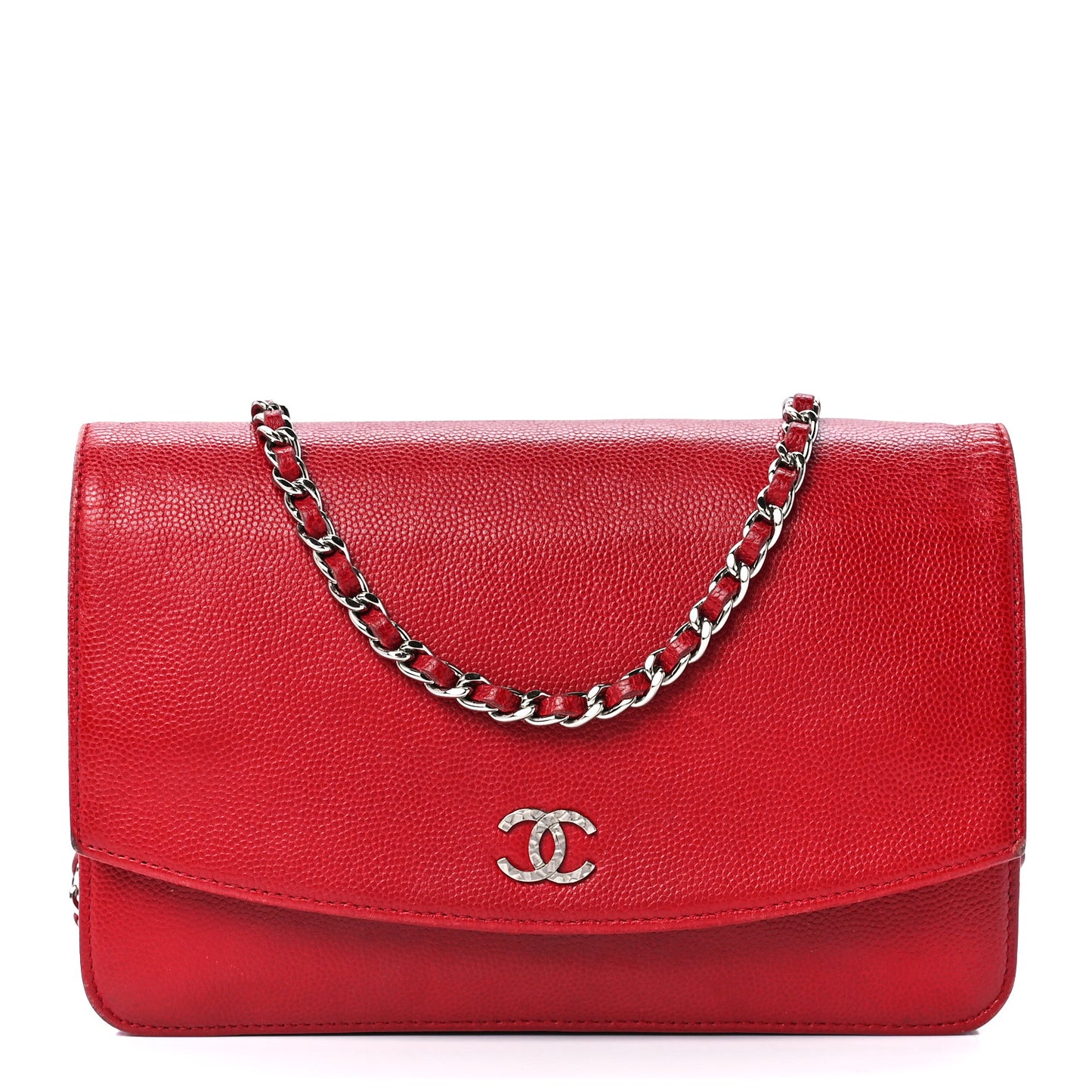 Caviar Sevruga Wallet on Chain WOC Red