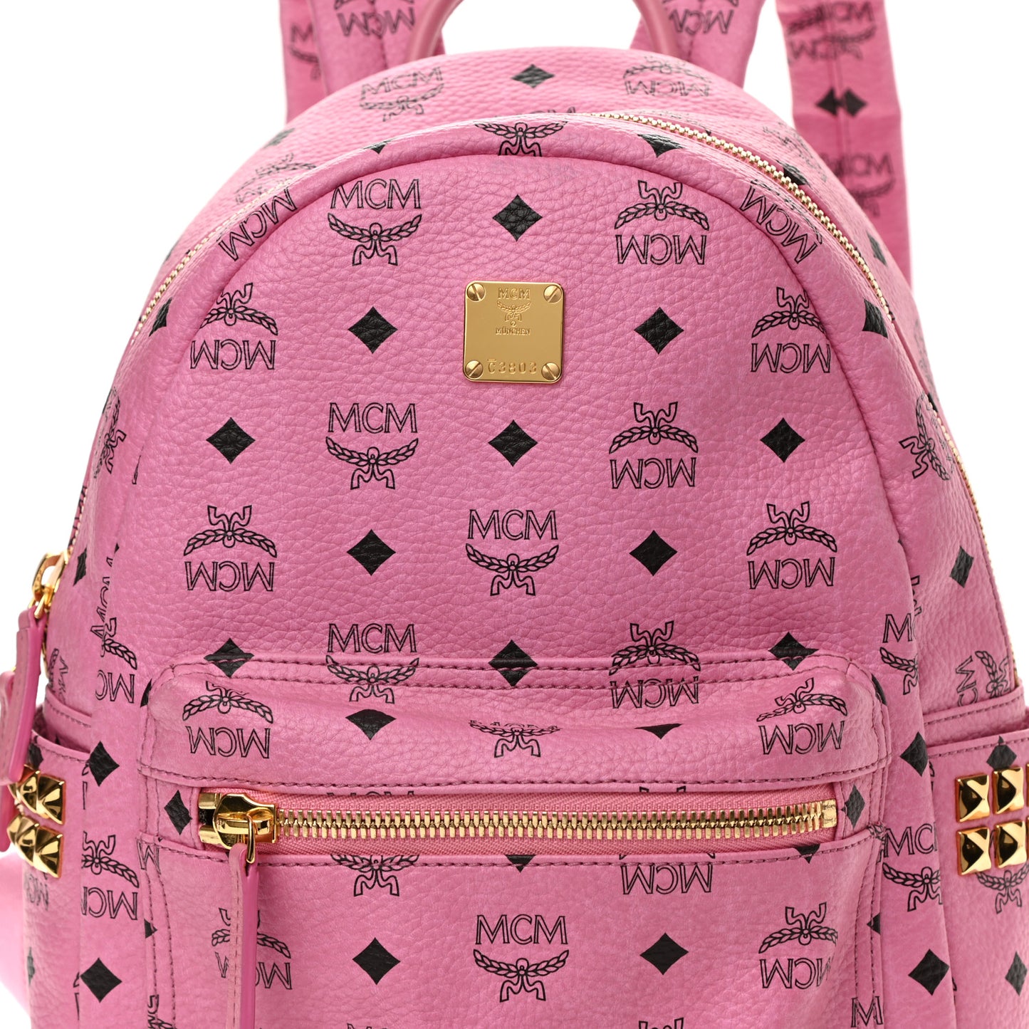 Visetos Small Side Stud Stark Backpack Pink
