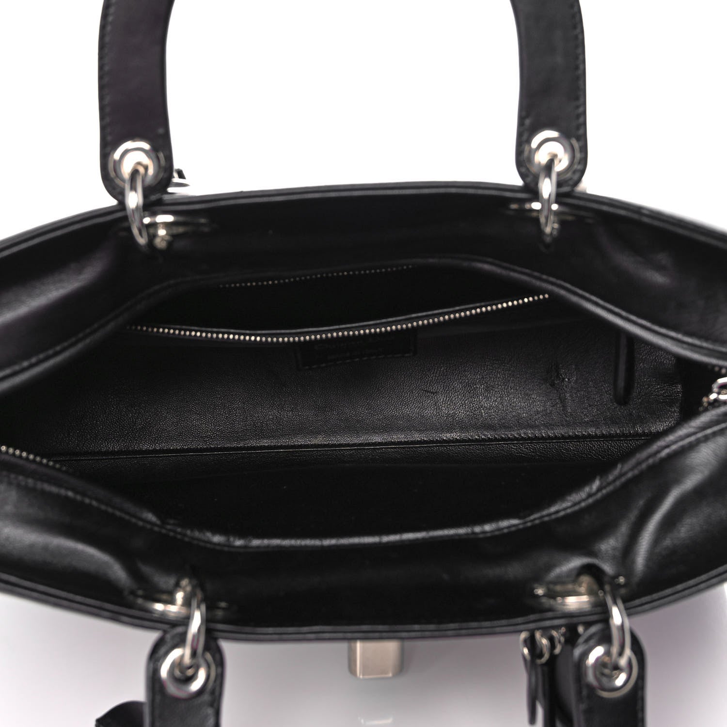 Christian Dior Calfskin Large Lady Dior Pockets Black 5 of 12