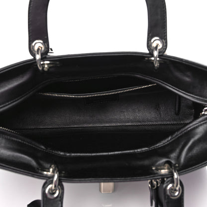 Christian Dior Calfskin Large Lady Dior Pockets Black 5 of 12