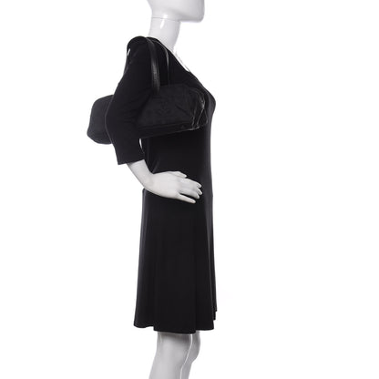 Chanel Nylon Travel Bowler Black 2 of 10