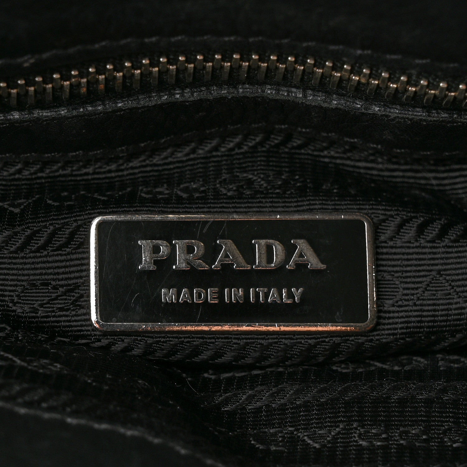 Prada Cervo Antik Easy A Foldover Pushlock Flap Satchel Black 6 of 18