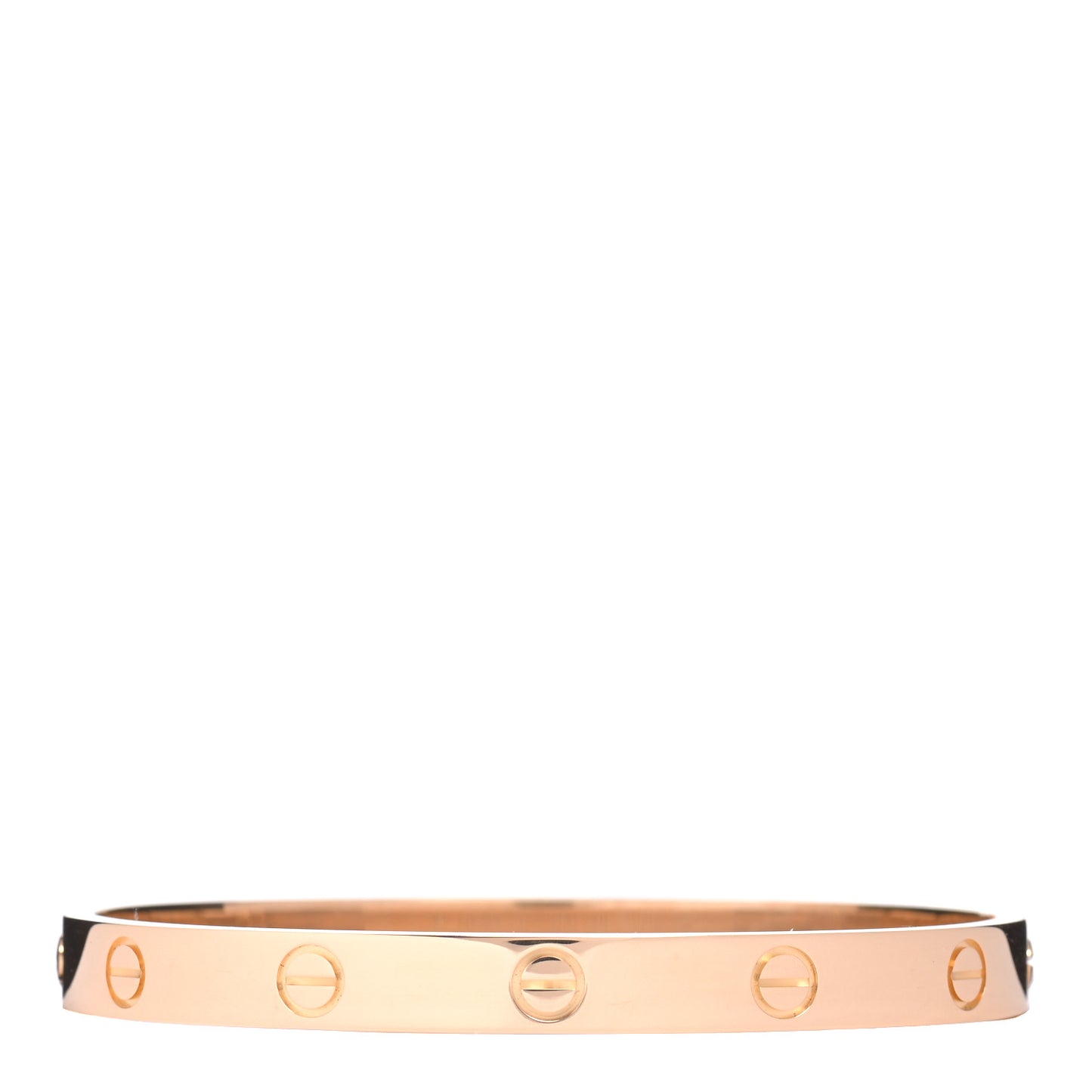 18K Yellow Gold LOVE Bracelet 17